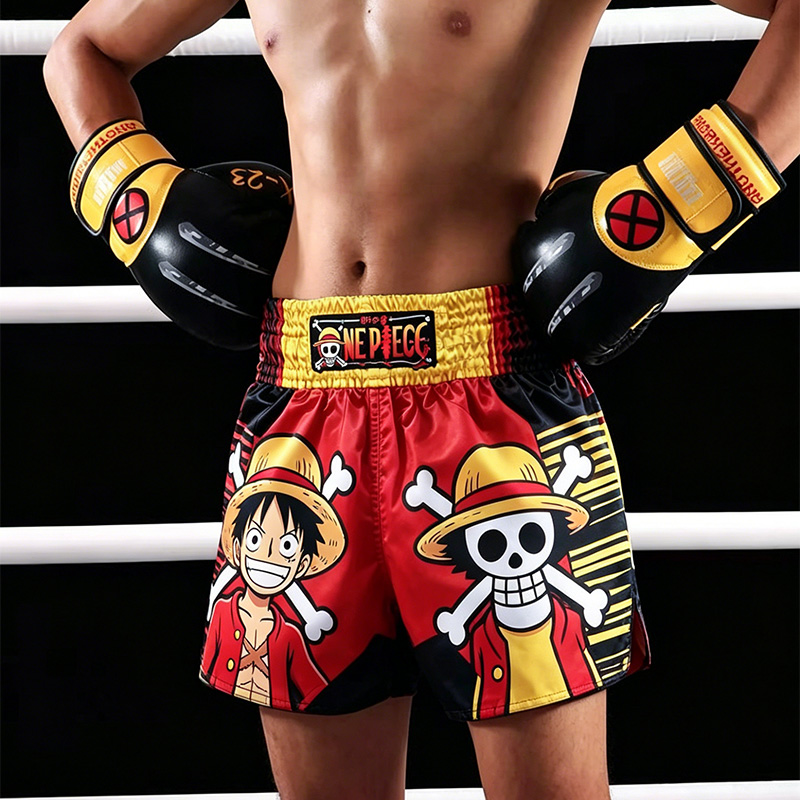 Sports Equipment Supplies - One Piece Luff Muay Thai Shorts