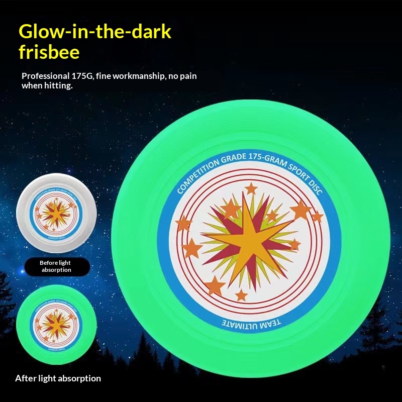Frisbee Ultimate Disc - Glow-in-the-dark Ultimate Frisbee, Professional Competition Grade