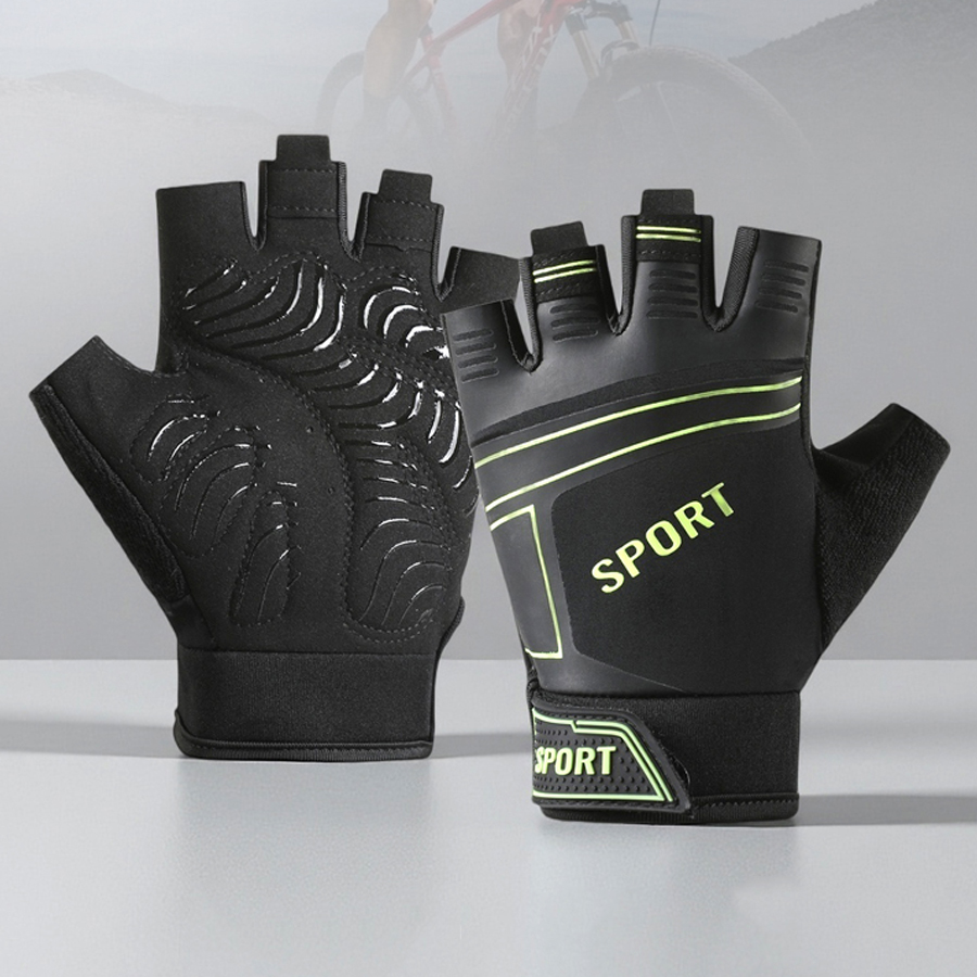 Name Sports Equipment - Breathable Anti-Slip Sports Gloves for Spinning