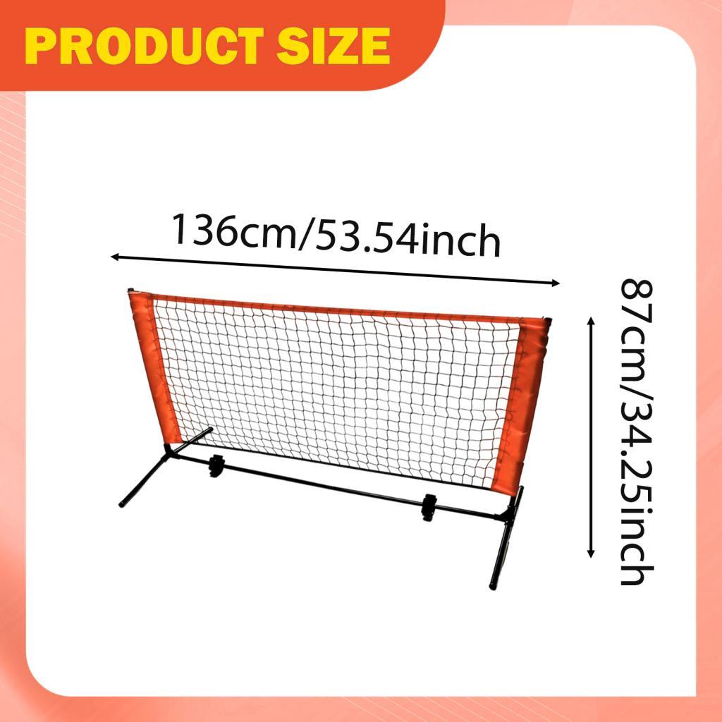 Sports Equipment Supplies - Mini Pickleball Net with Metal Stand