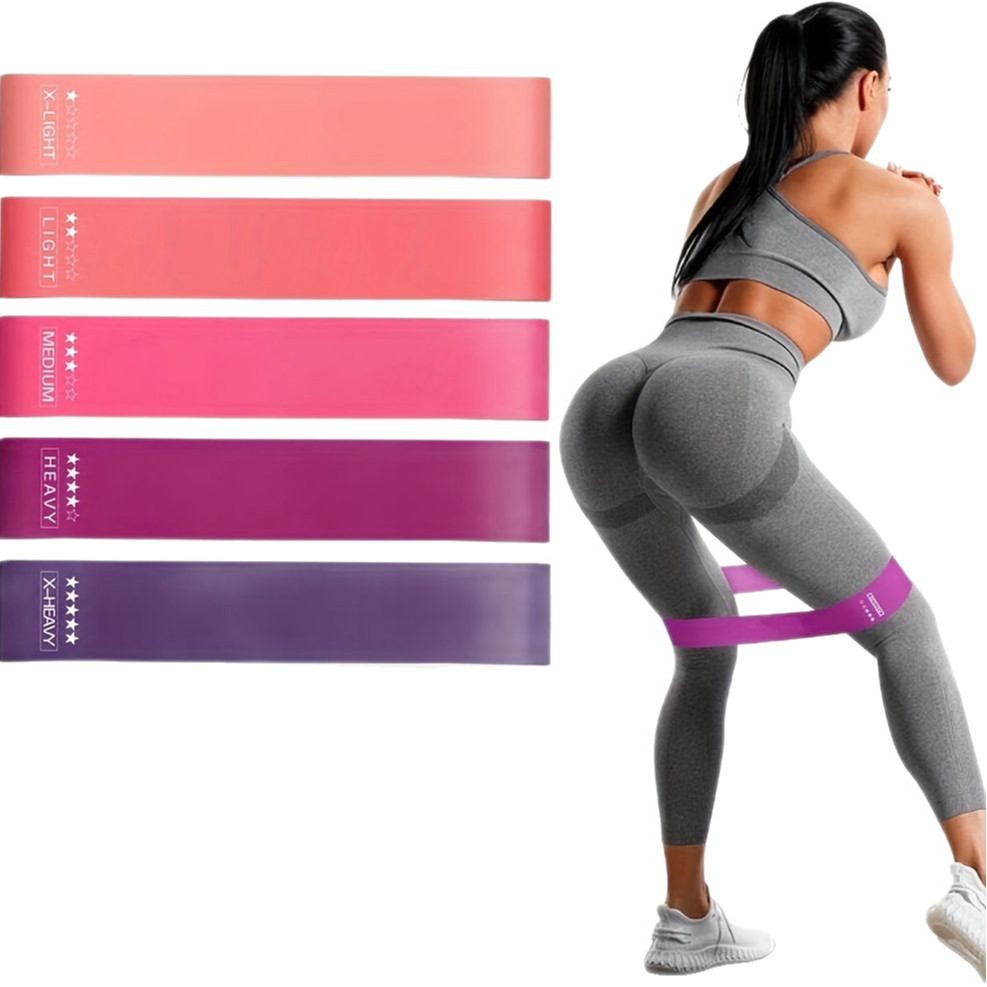 5-Piece Color Resistance Band  - Sports Equipment Kit review and price