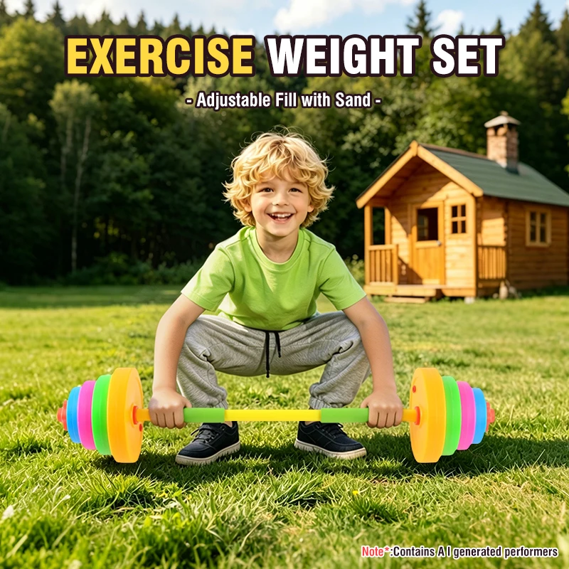 Adjustable Kids Dumbbell Barbe - Sports Equipment Kit review and price