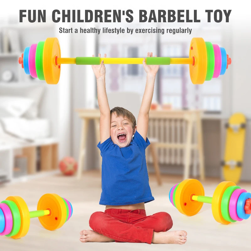Adjustable Kids Dumbbell Barbe - Sports Equipment Kit review and price
